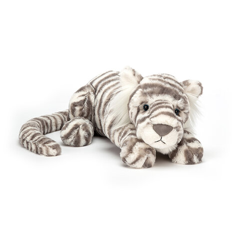 Jellycat Sacha Snow Tiger Little Jellycat Sacha Snow Tiger Little