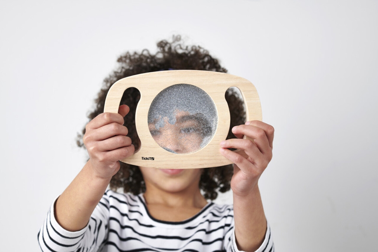 TickiT Easy Hold Glitterpaneel Zilver TickiT Easy Hold Glitterpaneel Zilver