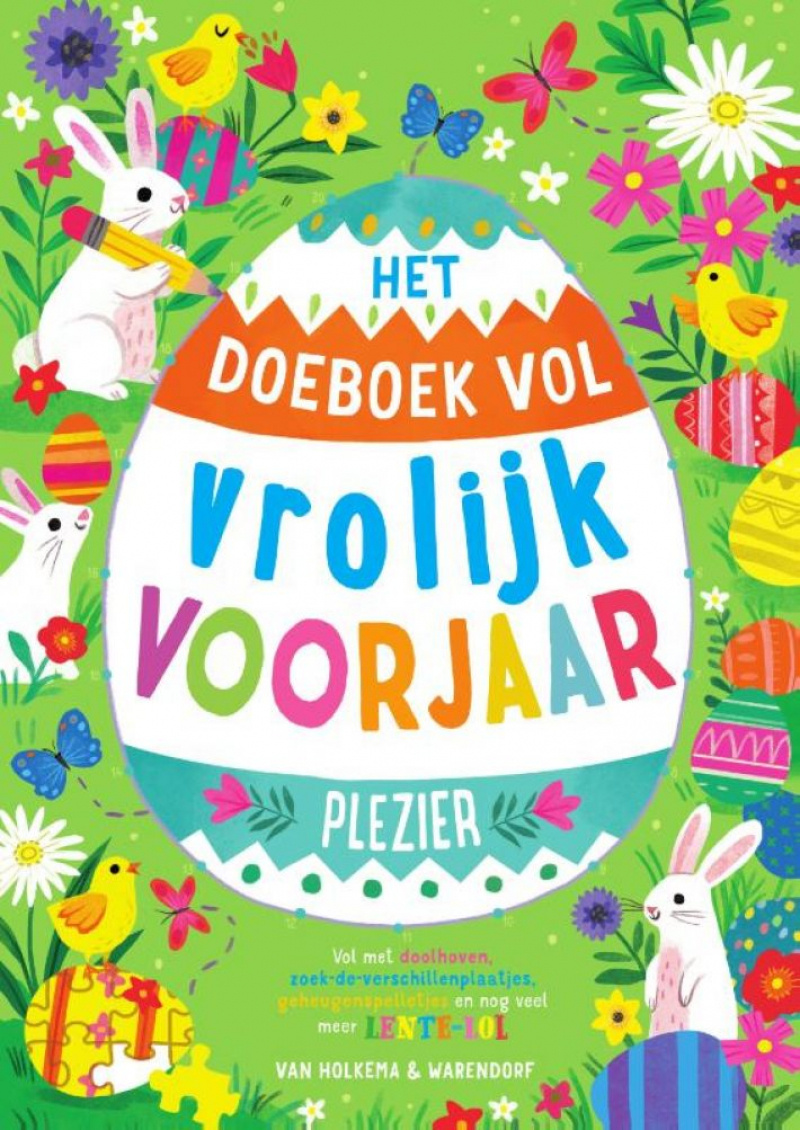 Het doeboek vol vrolijk voorjaarplezier afbeelding
