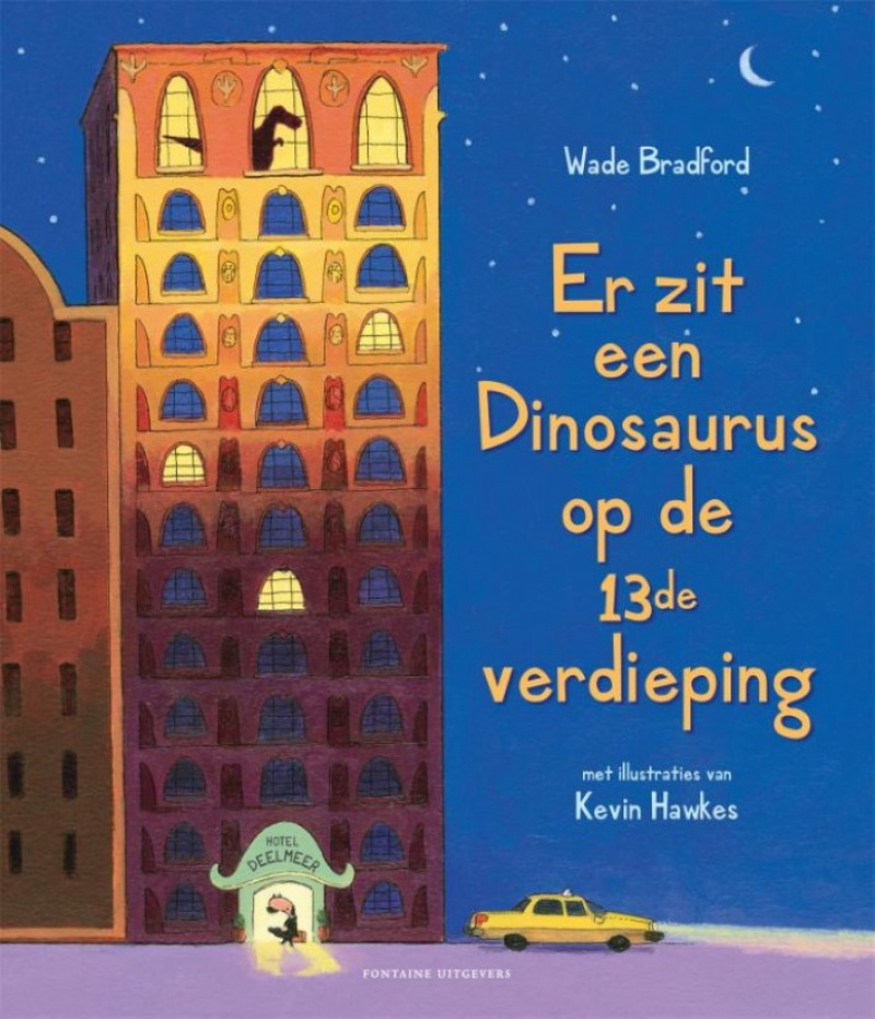 Er zit een dinosaurus op de 13de verdieping afbeelding
