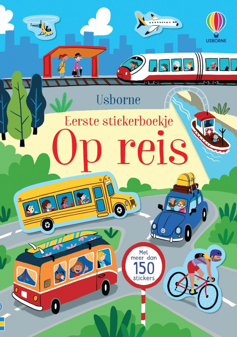 Eerste stickerboek - Op reis afbeelding