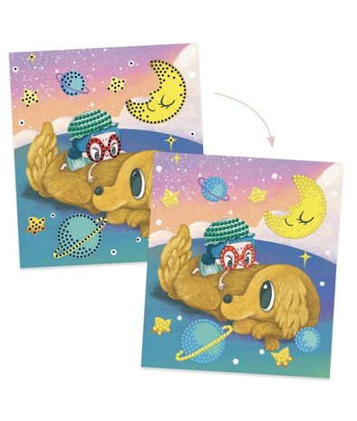 Djeco Schilderij met diamantjes Djeco Schilderij met diamantjes