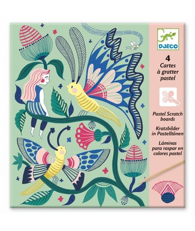 Djeco Kraskaarten Duimelijntje Djeco Kraskaarten Duimelijntje