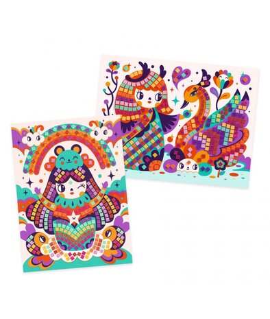 Djeco Mozaïek Kunst met een nummer | Zwaan Djeco Mozaïek Kunst met een nummer | Zwaan