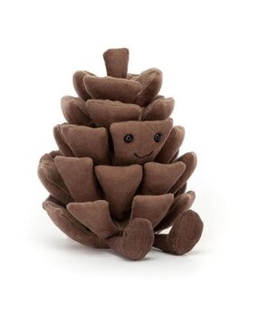 Jellycat Knuffel Amuseable Pine Cone Dennenappel Jellycat Knuffel Amuseable Pine Cone Dennenappel