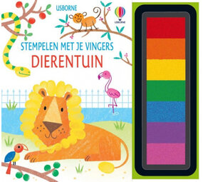 Stempelen met je vingers - Dierentuin Stempelen met je vingers - Dierentuin