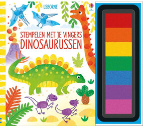 Stempelen met je vingers - Dinosaurussen Stempelen met je vingers - Dinosaurussen