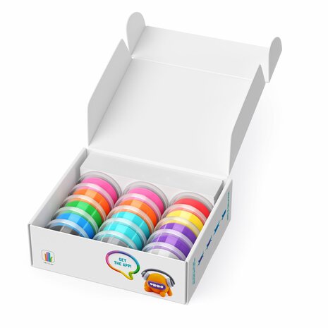 Hey Clay Interactieve Boetseerklei Aliens (6 kleuren) Hey Clay Interactieve Boetseerklei Aliens (6 kleuren)