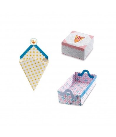 Djeco Eenvoudig Origami Knutselpakket | Doosjes vouwen Djeco Eenvoudig Origami Knutselpakket | Doosjes vouwen