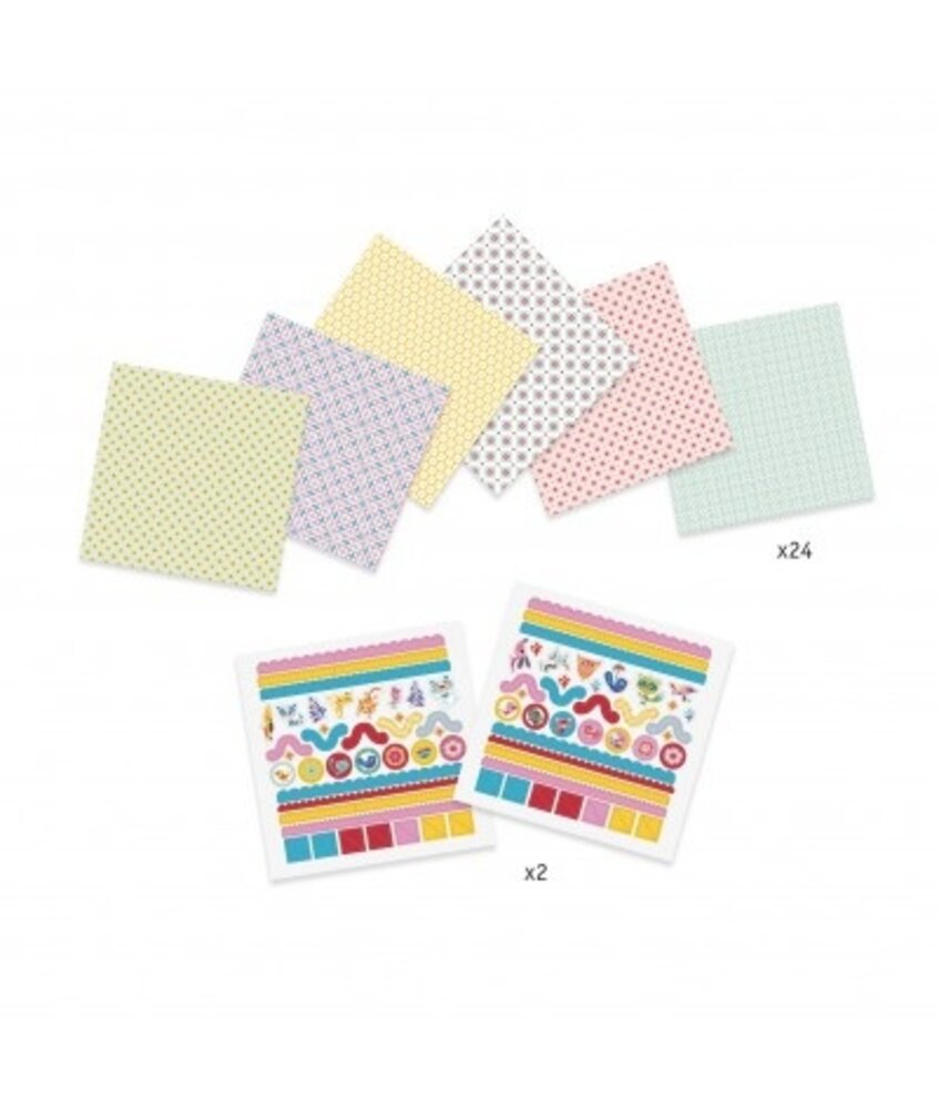 Djeco Eenvoudig Origami Knutselpakket | Doosjes vouwen Djeco Eenvoudig Origami Knutselpakket | Doosjes vouwen