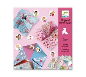 Djeco Eenvoudig Origami Knutselpakket | Doosjes vouwen  fleurs Djeco Eenvoudig Origami Knutselpakket | Doosjes vouwen  fleurs