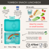 Yumbox Yumbox Snack 3 vakken Roar Red / Polar Bear Tray