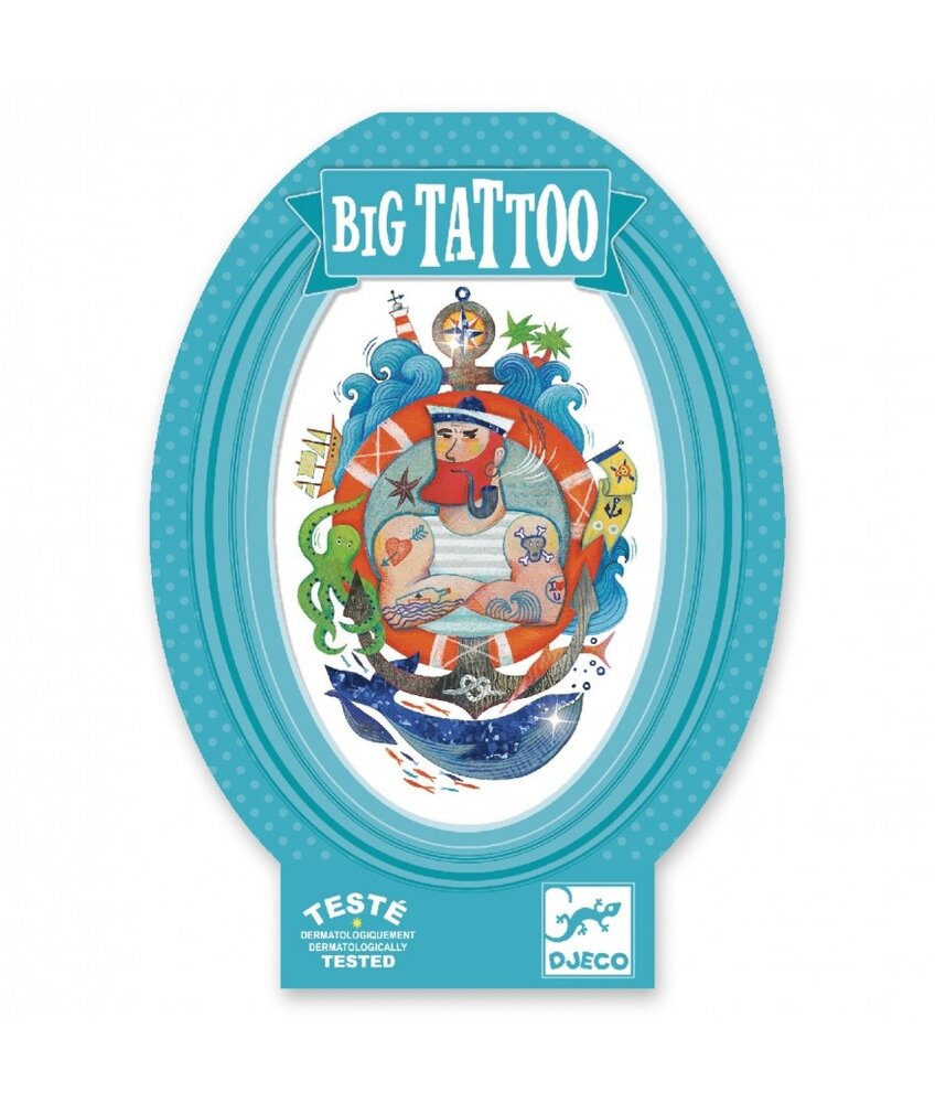 Djeco Big Tattoo | Sailor Djeco Big Tattoo | Sailor