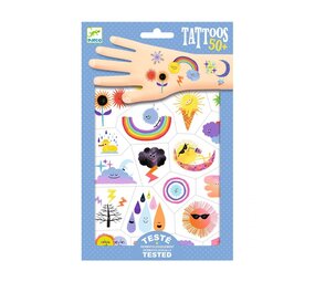 Djeco Tattoo's Weer Emoji's Djeco Tattoo's Weer Emoji's