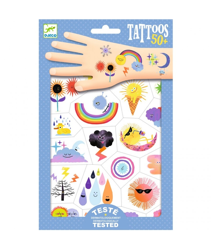 Tattoo's Weer Emoji's afbeelding