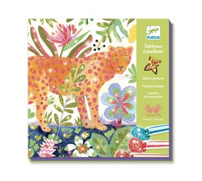 Djeco Glitter Schilderij Tropico Djeco Glitter Schilderij Tropico