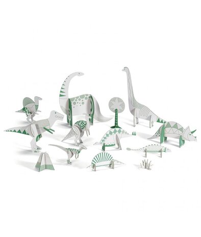 Djeco Djeco Knutselset Kleur Bouw Speel Dinosaurus Djeco Djeco Knutselset Kleur Bouw Speel Dinosaurus