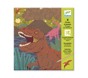 Djeco Kraskaarten | Dinosaurrussen Djeco Kraskaarten | Dinosaurrussen