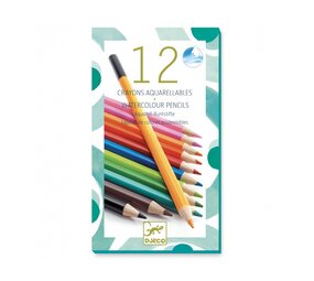 Djeco 12 aquarel kleurpotloden Djeco 12 aquarel kleurpotloden