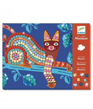 Djeco Mozaïek Kunst met een nummer | Mexicaanse dieren Djeco Mozaïek Kunst met een nummer | Mexicaanse dieren