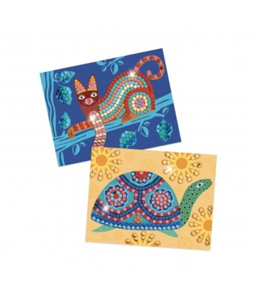 Djeco Mozaïek Kunst met een nummer | Mexicaanse dieren Djeco Mozaïek Kunst met een nummer | Mexicaanse dieren