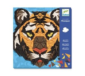 Djeco Mozaïek Kunst met een nummer | Wilde dieren Djeco Mozaïek Kunst met een nummer | Wilde dieren