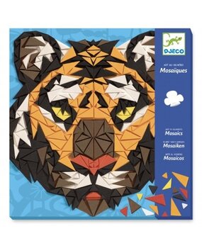 Djeco Mozaïek Kunst met een nummer | Wilde dieren Djeco Mozaïek Kunst met een nummer | Wilde dieren