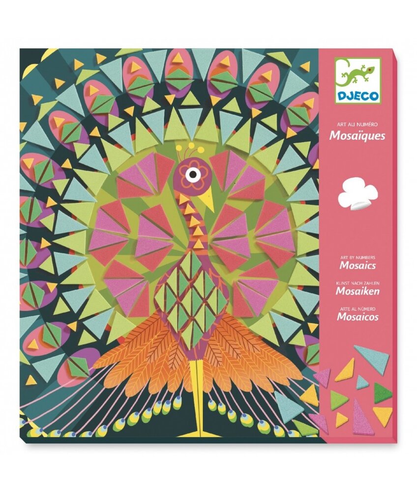 Djeco Mozaïek Kunst met een nummer | Coco Djeco Mozaïek Kunst met een nummer | Coco