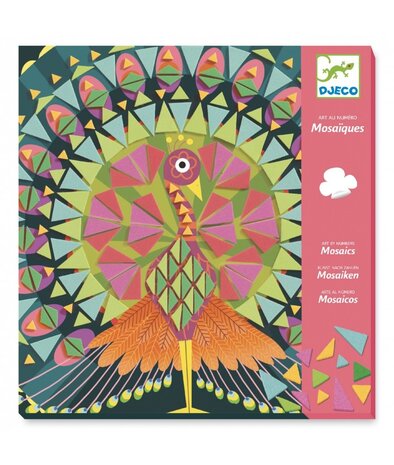 Djeco Mozaïek Kunst met een nummer | Coco Djeco Mozaïek Kunst met een nummer | Coco