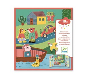 Djeco Herbruikbare stickers | Dieren Djeco Herbruikbare stickers | Dieren