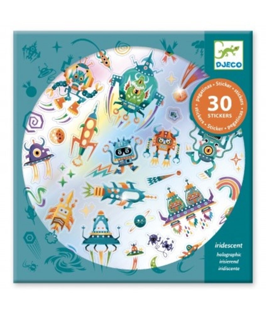 Djeco Stickers Galaxy| 30 stuks Djeco Stickers Galaxy| 30 stuks