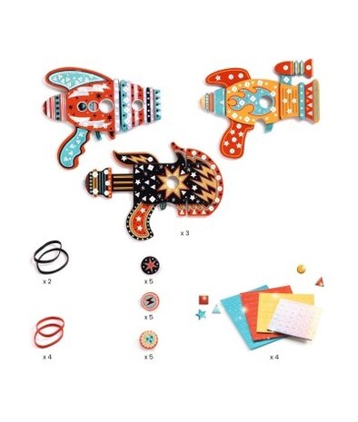 Djeco Knutselset | Mozaïek rakketen Djeco Knutselset | Mozaïek rakketen