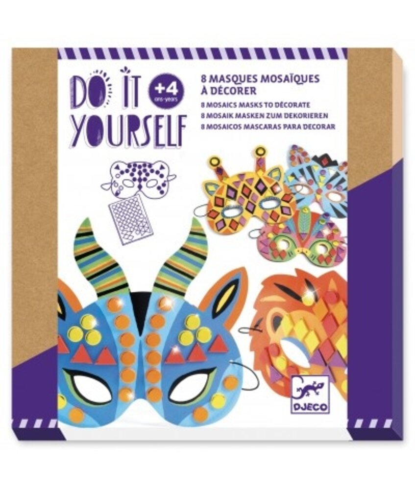 Djeco Maskers maken| Jungle Dieren Djeco Maskers maken| Jungle Dieren