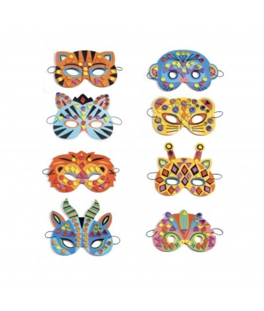 Djeco Maskers maken| Jungle Dieren Djeco Maskers maken| Jungle Dieren