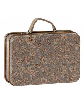 Maileg Metalen Koffertje Blossom Grey Maileg Metalen Koffertje Blossom Grey