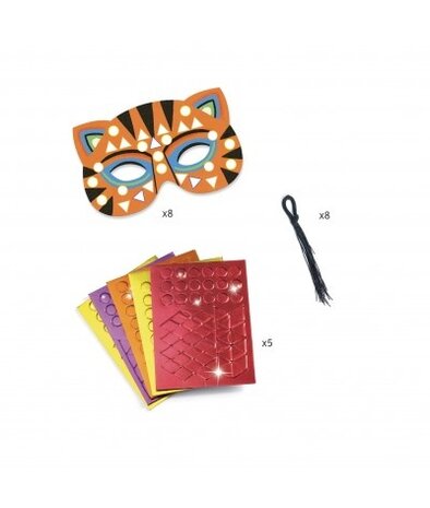 Djeco Maskers maken| Jungle Dieren Djeco Maskers maken| Jungle Dieren
