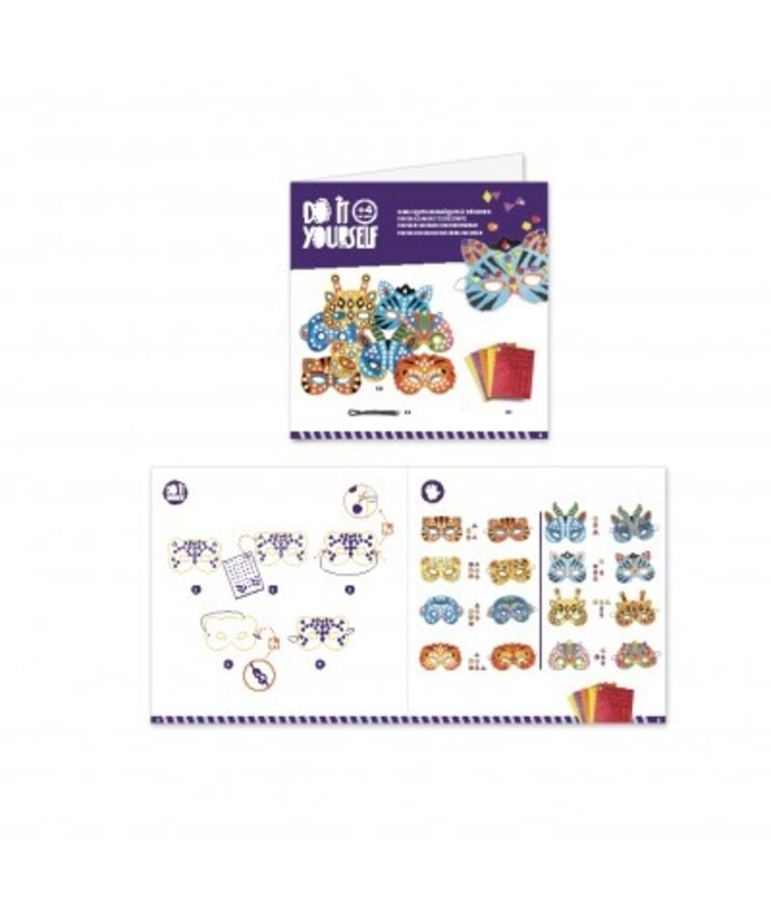 Djeco Maskers maken| Jungle Dieren Djeco Maskers maken| Jungle Dieren