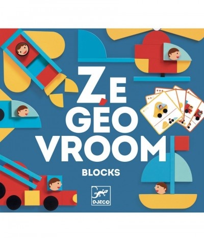 Houten Puzzel Voertuigen maken afbeelding