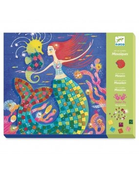 Djeco Mozaïek Kunst met een nummer | Zeemeermin Djeco Mozaïek Kunst met een nummer | Zeemeermin