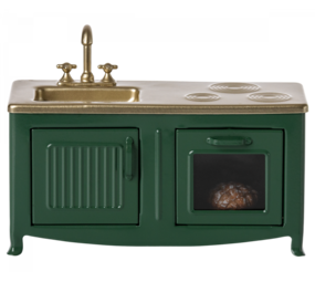 Maileg Muizen Keuken Donker Groen Maileg Muizen Keuken Donker Groen