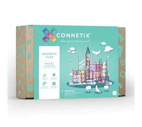 Connetix Magnetische Tegels Pastel Knikkerbaan 106 stuks Connetix Magnetische Tegels Pastel Knikkerbaan 106 stuks
