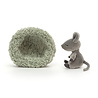 Jellycat Knuffel Muis Hibernating Mouse Jellycat Knuffel Muis Hibernating Mouse