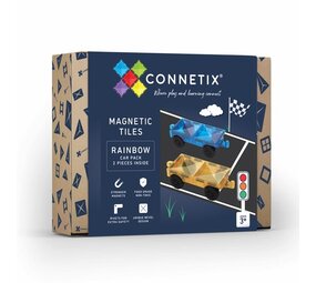 Connetix Magnetische Tegels Uitbreidingsset Cars 2 stuks Connetix Magnetische Tegels Uitbreidingsset Cars 2 stuks