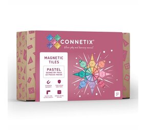 Connetix Magnetische Tegels Pastel Geometry 40 stuks Connetix Magnetische Tegels Pastel Geometry 40 stuks