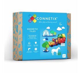 Connetix Magnetische Tegels Rainbow Motion 24 stuks Connetix Magnetische Tegels Rainbow Motion 24 stuks