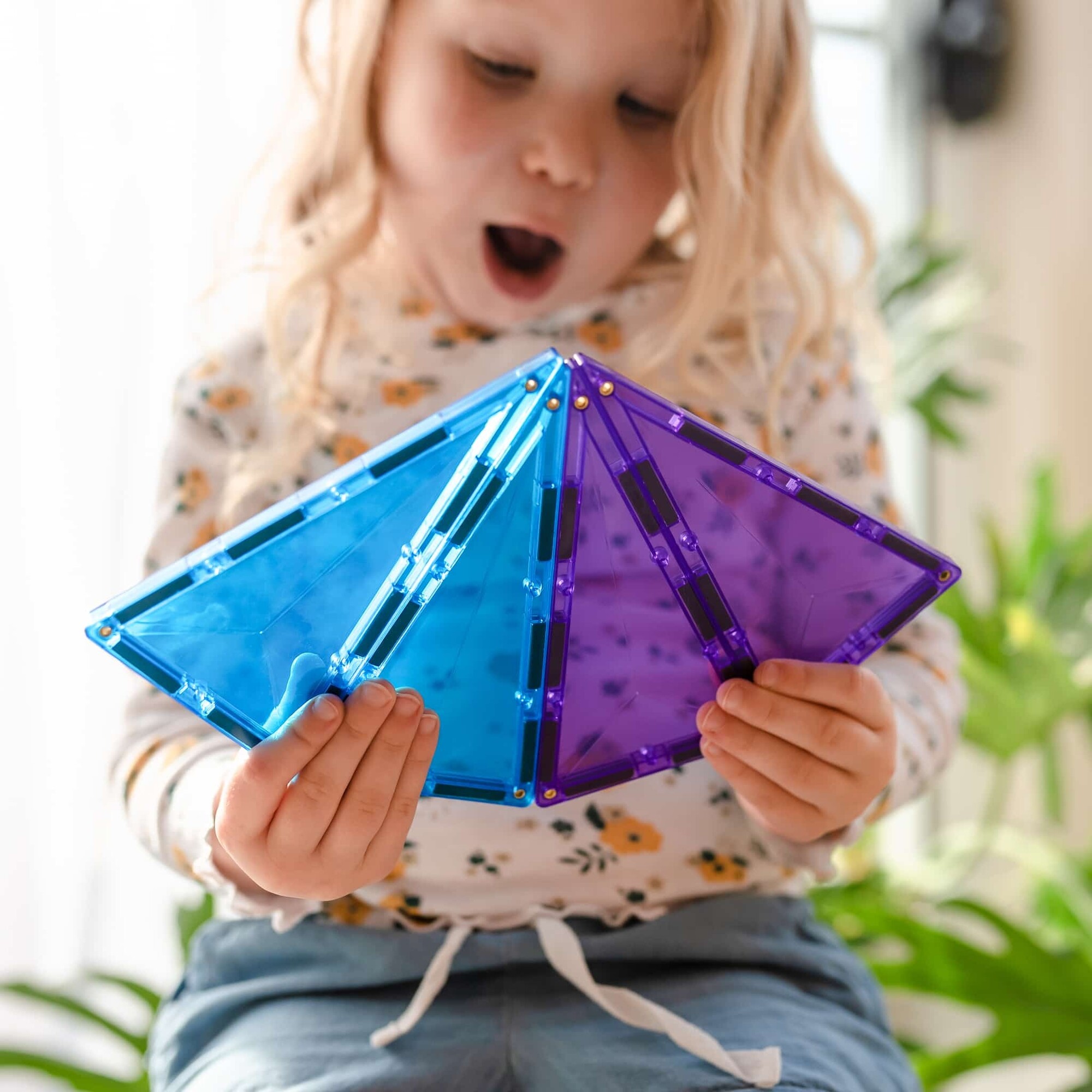 CONNETIX Light Star pack: magnetische tegel met lampje - Tijd Om Te Spelen