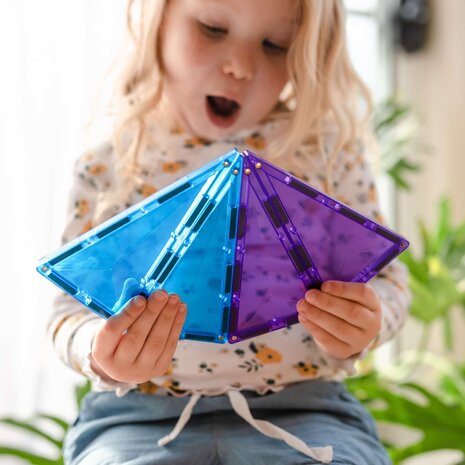 Connetix Magnetische Tegels Rainbow Geometry 30 stuks