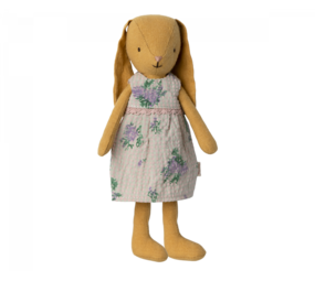 Maileg Bunny Size 1 Dusty Yellow met Jurk Maileg Bunny Size 1 Dusty Yellow met Jurk