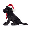 Jellycat Knuffel Winter Warmer Pippa Black Labrador Jellycat Knuffel Winter Warmer Pippa Black Labrador