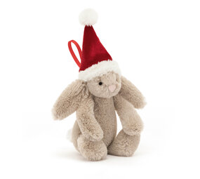 Jellycat Bashful Christmas Bunny Decoration Jellycat Bashful Christmas Bunny Decoration
